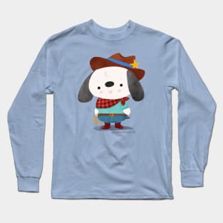 Ted The Dog Sheriff Long Sleeve T-Shirt